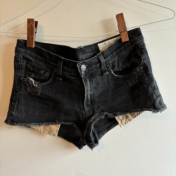 Rag & Bone | Black Mila Shorts - Picture 3 of 5